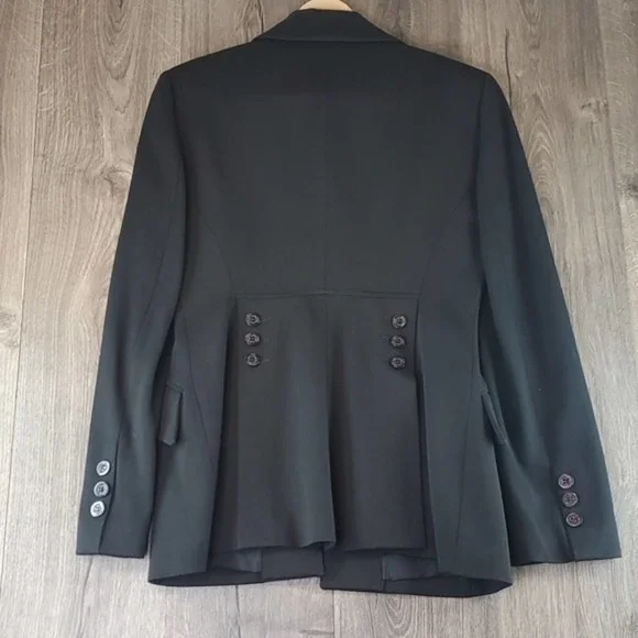 Vertigo Paris Pour La Ville Black Suit Jacket‎ Women's Small Blazer - Picture 7 of 7